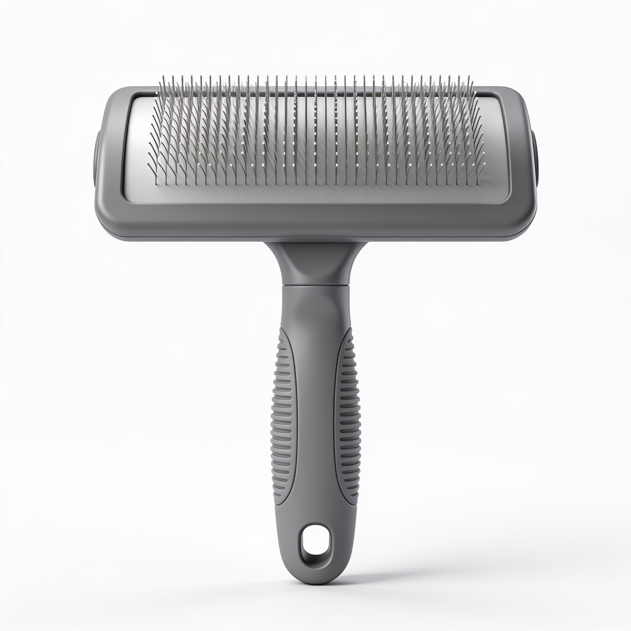PawNestqq.shop Dog/Cat Grooming Rake, Grooming Tool, Removes Loose Hair and Tangles, Gray