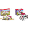 Schleich 42344 Reiterhof Reiterin Pferden