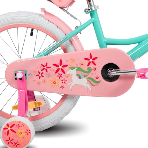 JOYSTAR Kinderfahrrad mit Puppensitz und Stützrädern