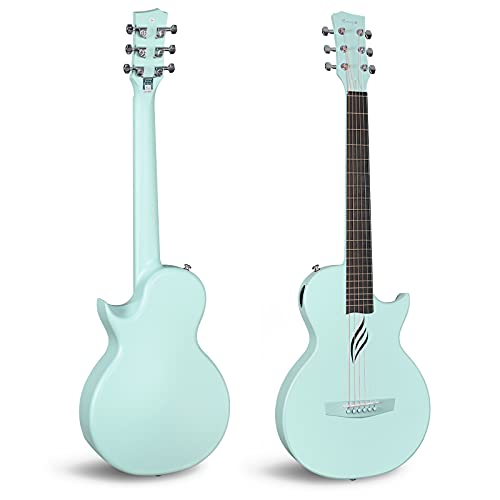 Akustikgitarre Kohlefaser Minigitarre Gitarrenkoffer Gitarrengurten