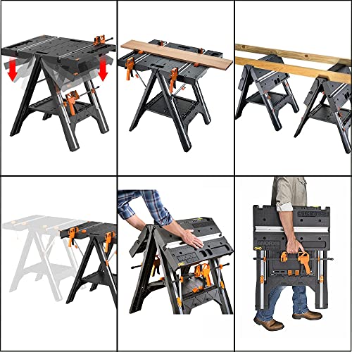 WORX NITRO WX531 9 Kreissäge Multifunktions Arbeitstisch