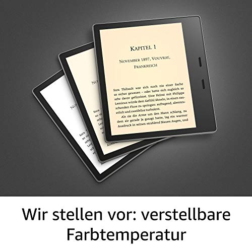 amazon kindle oasis 32 go lumiere chaude reglable grafit