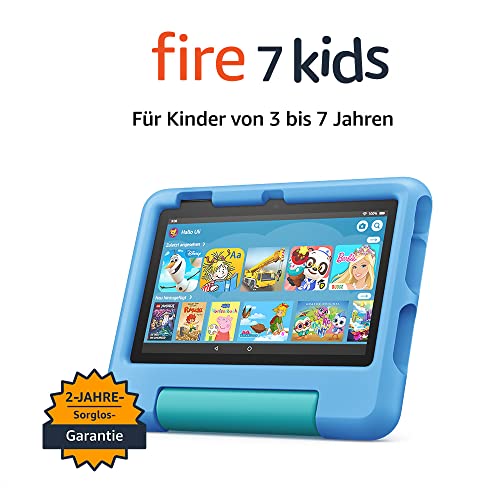 fire 7 kids tablet 7 zoll display fur kinder von 3 bis 7 jahren 32 gb