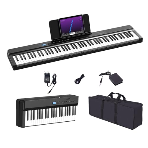 OYAYO Halbgewichtete Sustain Pedal Klaviertasche Notenständer