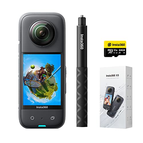 Insta360 Einsteiger Kit 360° Actionkamera Stabilisierung Vibrationsfeedback