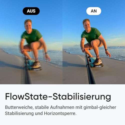 Insta360 128 Freihand POVs Stabilisierung KI Bearbeitung