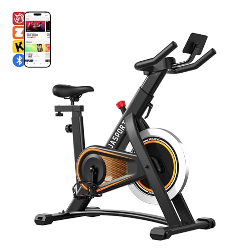 JASPORT Fahrrad Trainingsgerät Ausdauertraining Indoor Cycling Bike Tablethalterung