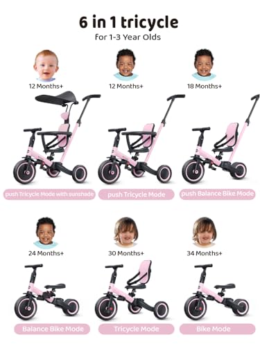 Newyoo Dreirad Kleinkinder Kleinkinddreirad Kleinkindbike Geburtstagsgeschenk