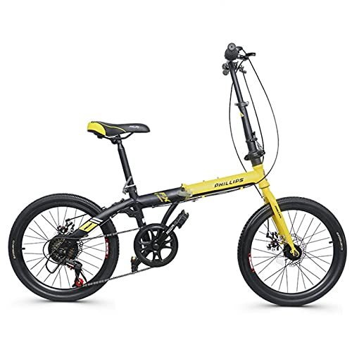 ZXQZ 20 Zoll 6 Gang City Pendlerfahrrad Kohlenstoffstahl Mechanische Scheibenbremse
