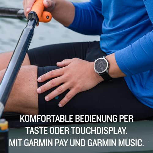 Garmin fenix GPS Multisport Smartwatch Tastenbedienung vorinstallierte