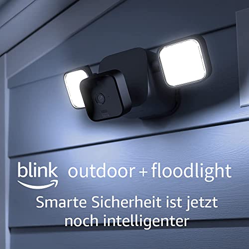 blink outdoor flutlicht kabellose batteriebetriebene flutlicht halterung und smarte hd sicherheitskamera 700 lumen bewegungserfassung einrichtung in wenigen minuten