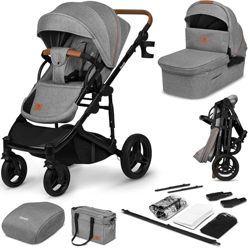 Kinderwagen verstellbare Zusammenklappbar 5 Punkt Gurt geländegängige