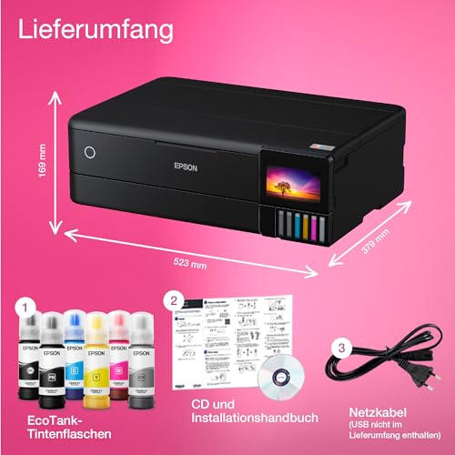 Epson Tinten Multifunktionsgerät Fotodruck Ethernet Tintentank
