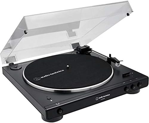 Audio Technica LP60XBT Vollautomatischer Bluetooth Stereo Plattenspieler Schwarz