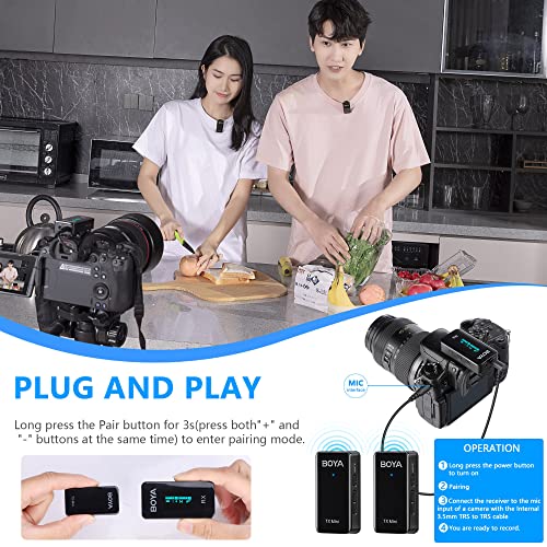 Boya Wireless Lavalier Mikrofon Streaming
