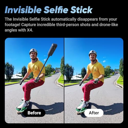 Insta360 Standard Bundle Weitwinkel Video Selfie Stick Effekt Objektivschutz