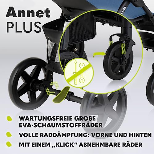 Liegefunktion Kinderwagen zusammenklappbar Eva Schaum Räder Getränkehalter