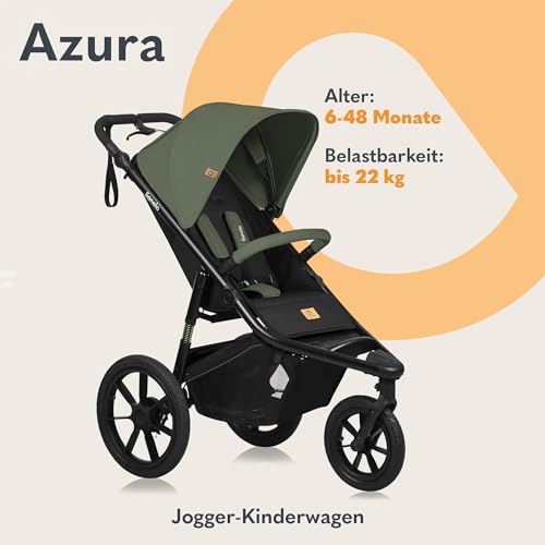 Jogging Kinderwagen Dreirad Jogging Kinderwagen Verstellbare Liegeposition Vollständige
