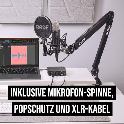 RØDE Großmembrankondensatormikrofon Schockhalterung Musikproduktion Gesangsaufnahmen