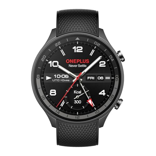OnePlus Watch Akkulaufzeit AMOLED Display Dual Frequenz GPS Grau