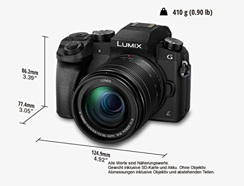 Panasonic DMC G70MEG K Systemkamera OLED Sucher Touchscreen