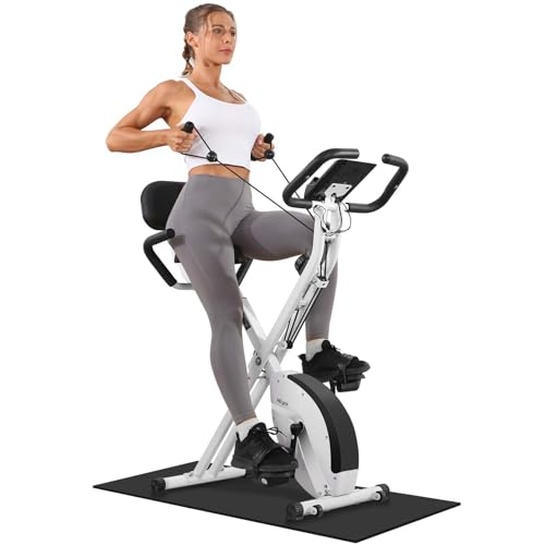 Heimtrainer Magnetisches Rückenlehne Herzfrequenzsensor Widerstandsbändern