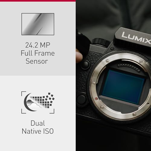 Panasonic Spiegelloses Vollformatkamera Flip Screen Hybrid Phasen AF
