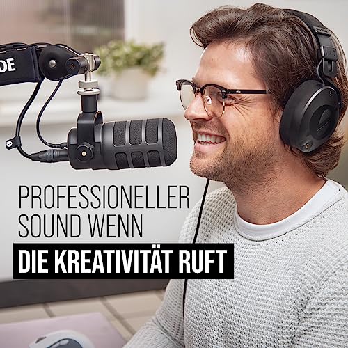 RØDE Dynamisches Sprechermikrofon Streaming Musikproduktion